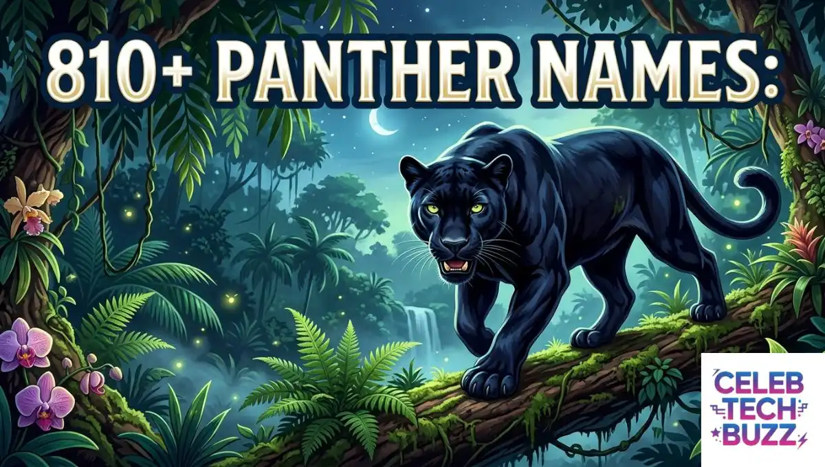 810+ Panther Names: Cool, Funny & Unique Name Ideas