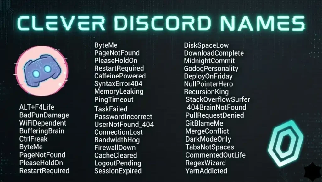 Clever Discord Names