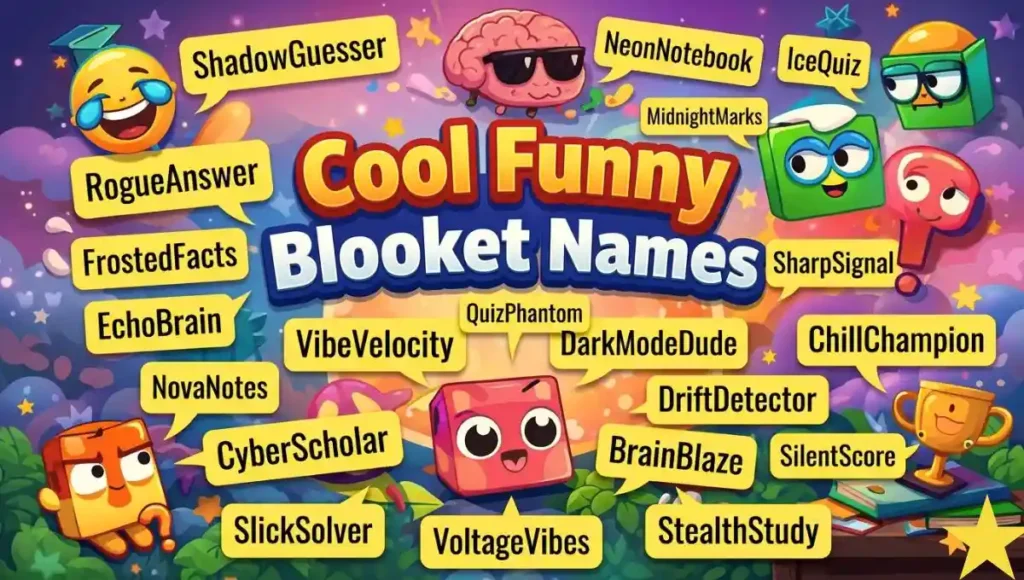 Cool Funny Blooket Names