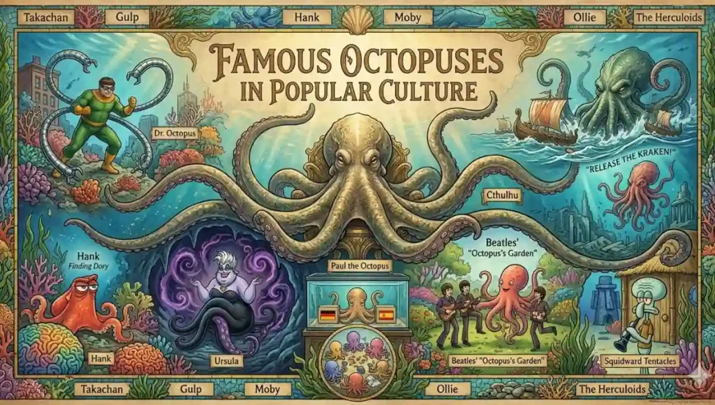 Famous Octopuses in Popular Culture