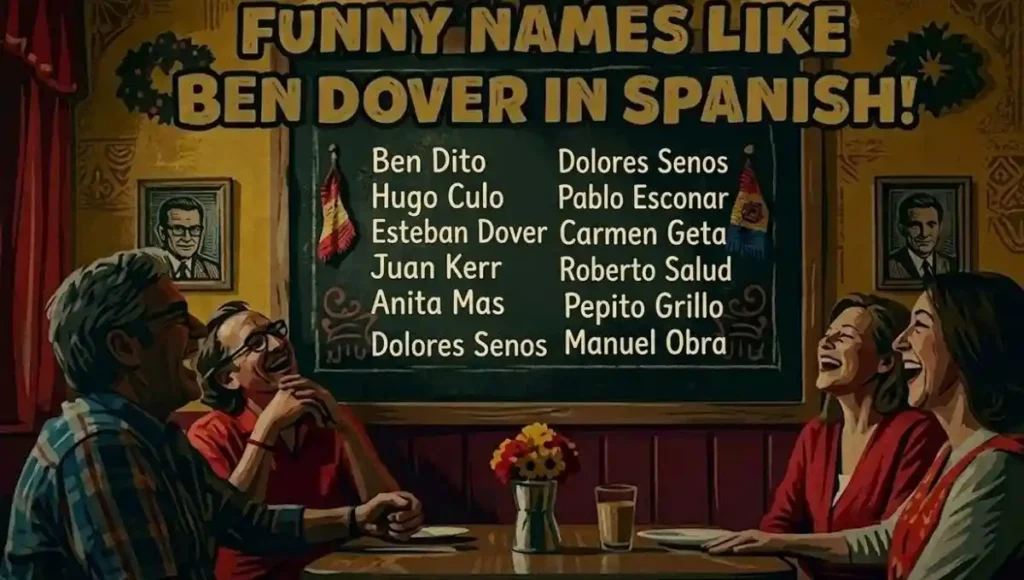 Funny Names Like Ben Dover in Spanish
