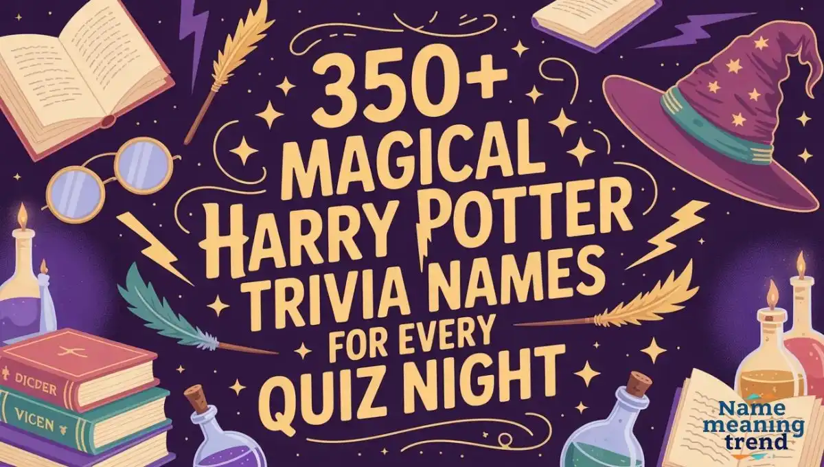 350+ Harry Potter Trivia Team Names for Your Quiz Night