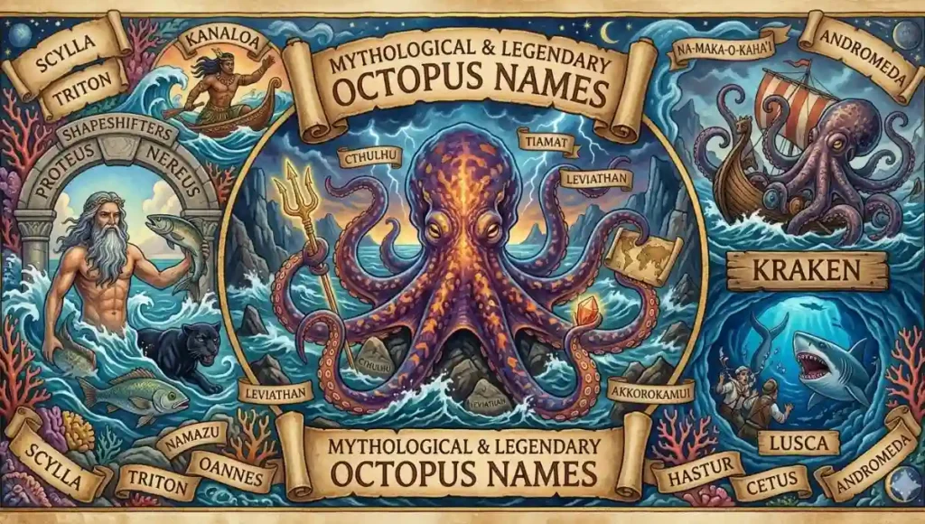 Mythological and Legendary Octopus Names