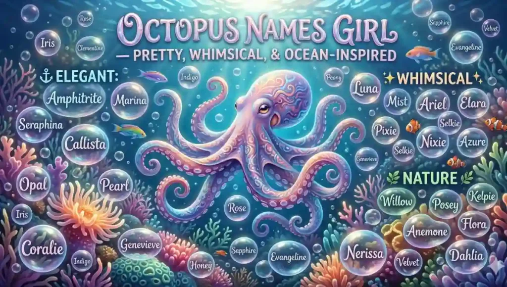 Octopus Names Girl — Pretty, Whimsical, and Ocean-Inspired