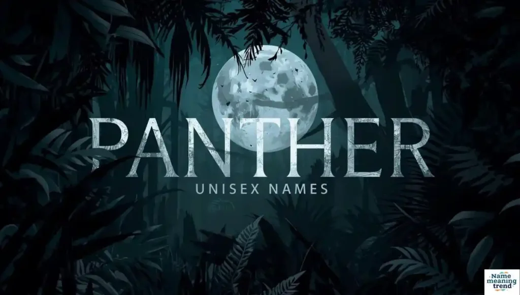 Panther Unisex Names