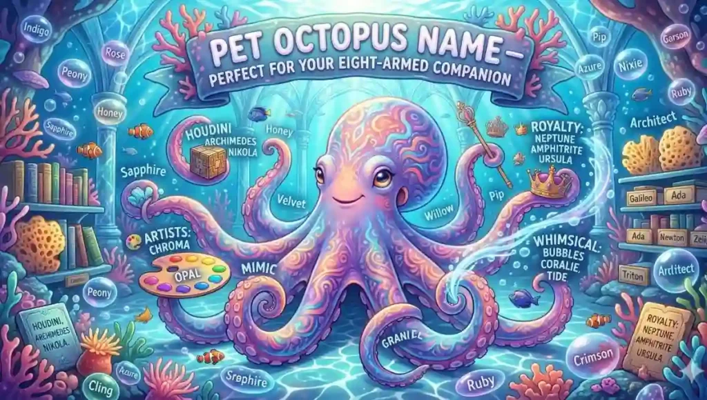 Pet Octopus Name — Perfect for Your Eight-Armed Companion