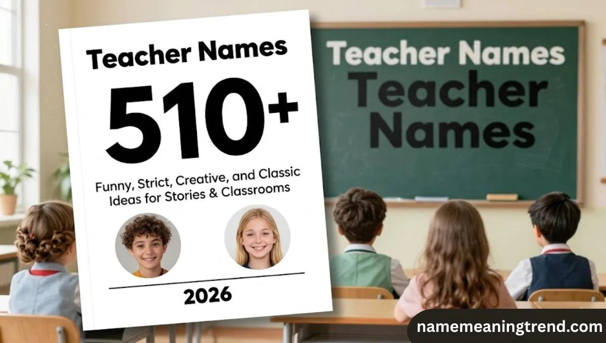 510+ Teacher Names: Funny, Strict, Creative, and Classic Ideas for Stories & Classrooms (2026)