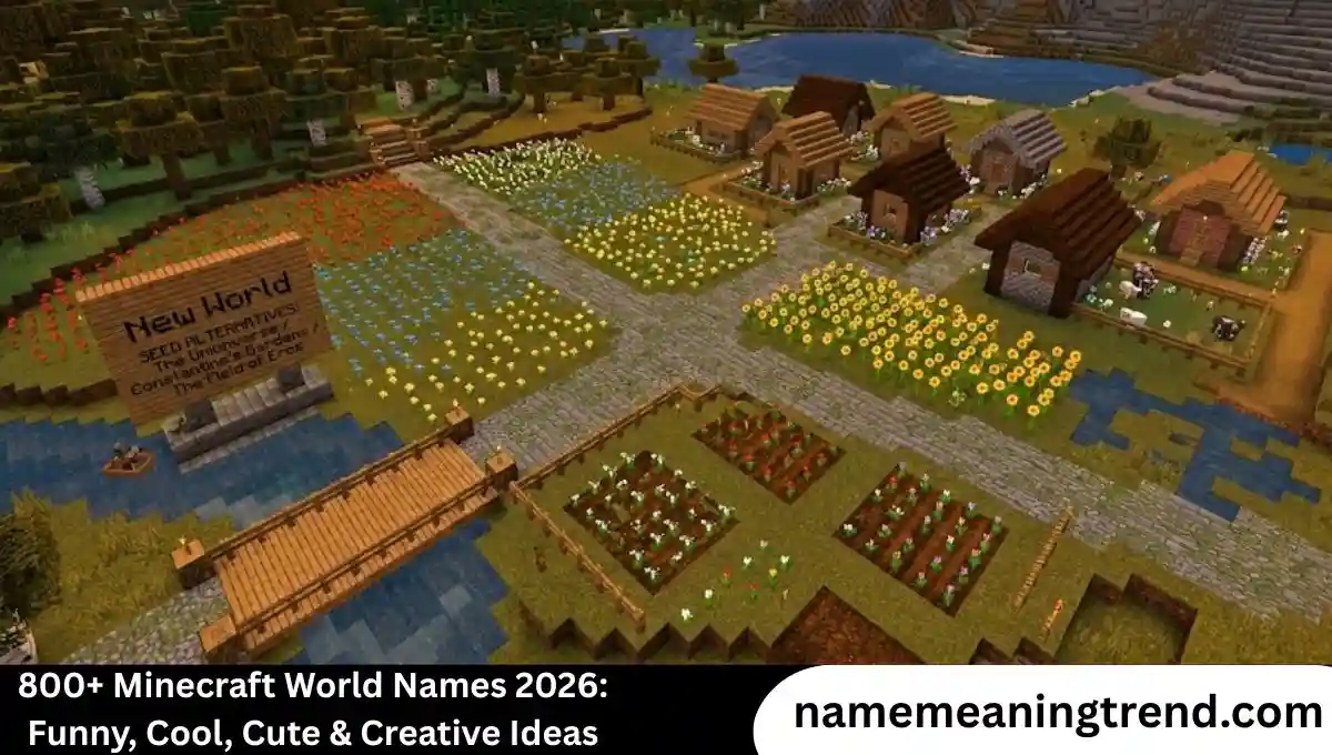 800+ Minecraft World Names 2026: Funny, Cool, Cute & Creative Ideas