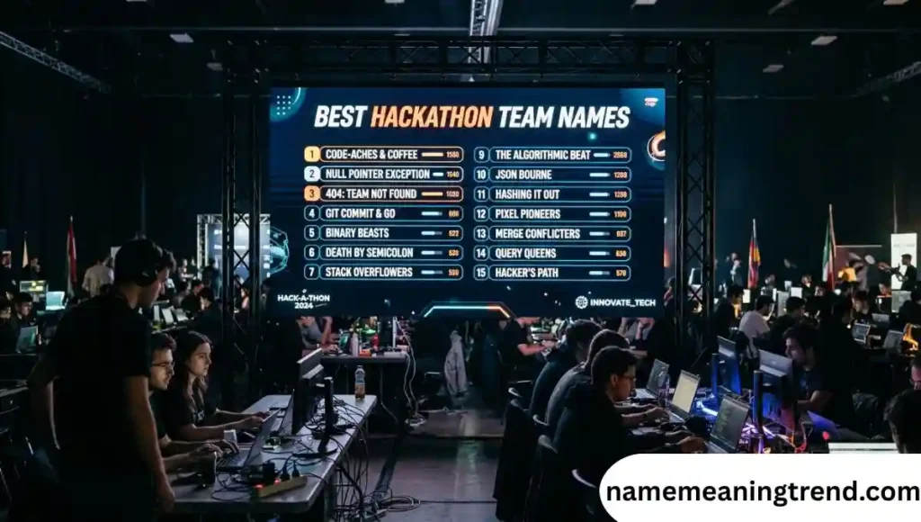 Hackathon Team Names 2026: Creative, AI, Funny, Best, Cool & Unique Ideas