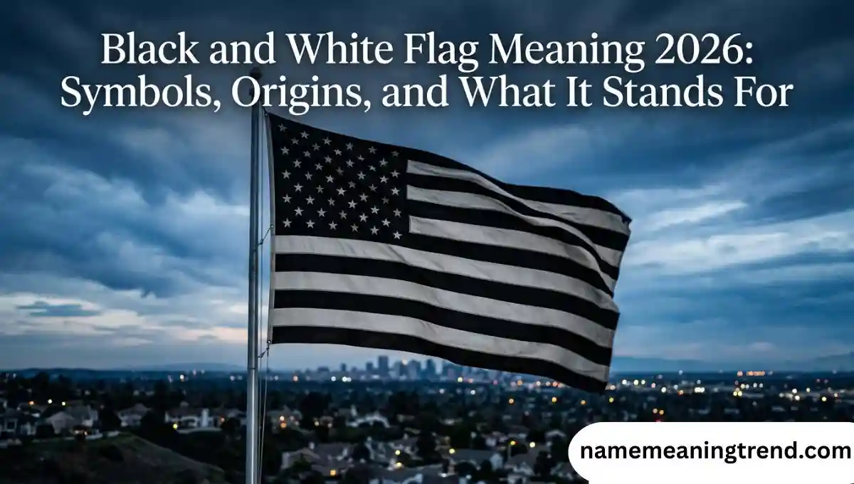 Black and White Flag Meaning 2026: Symbols, Origins, and What It Stands For