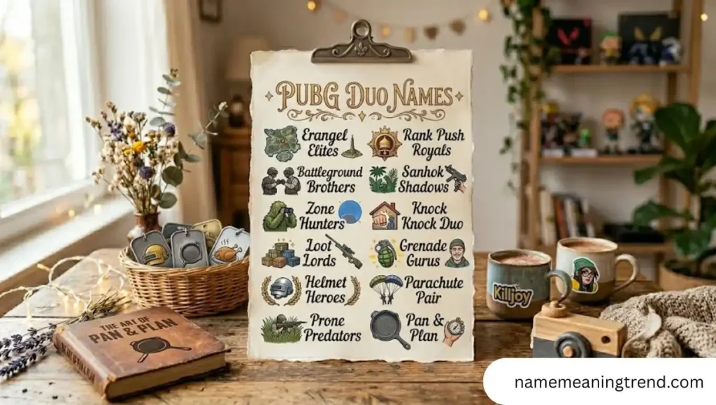 PUBG Duo Names
