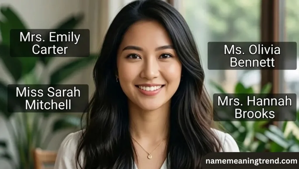 Top 60 Female Teacher Names