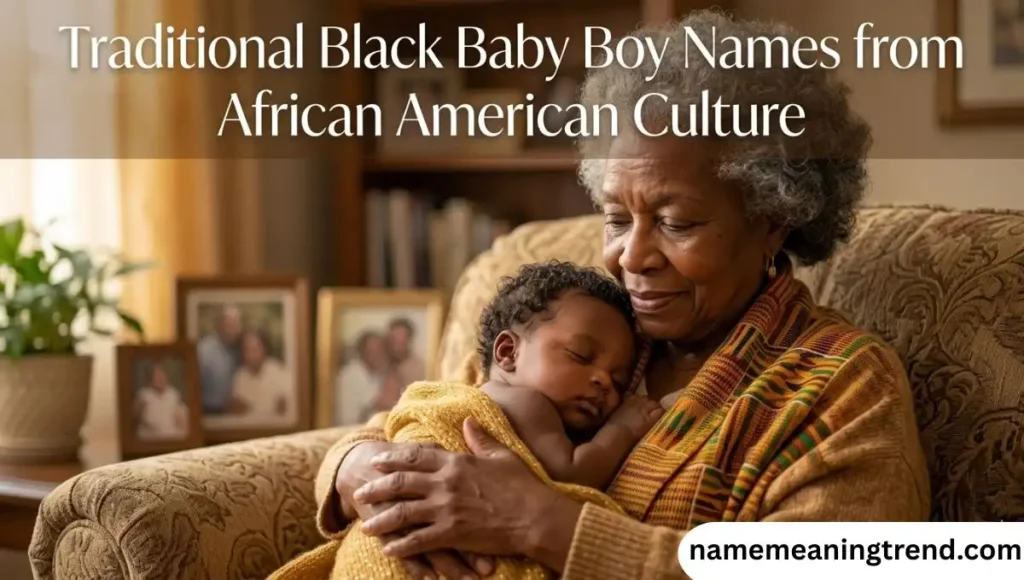 Traditional Black Baby Boy Names from African American Culture