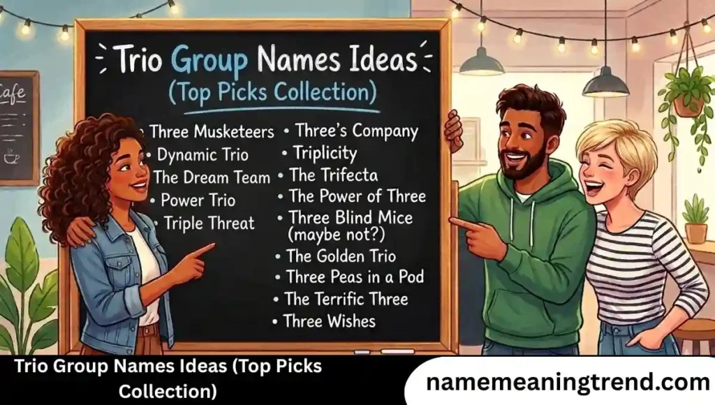 Trio Group Names for Girls (Cute & Stylish Names)