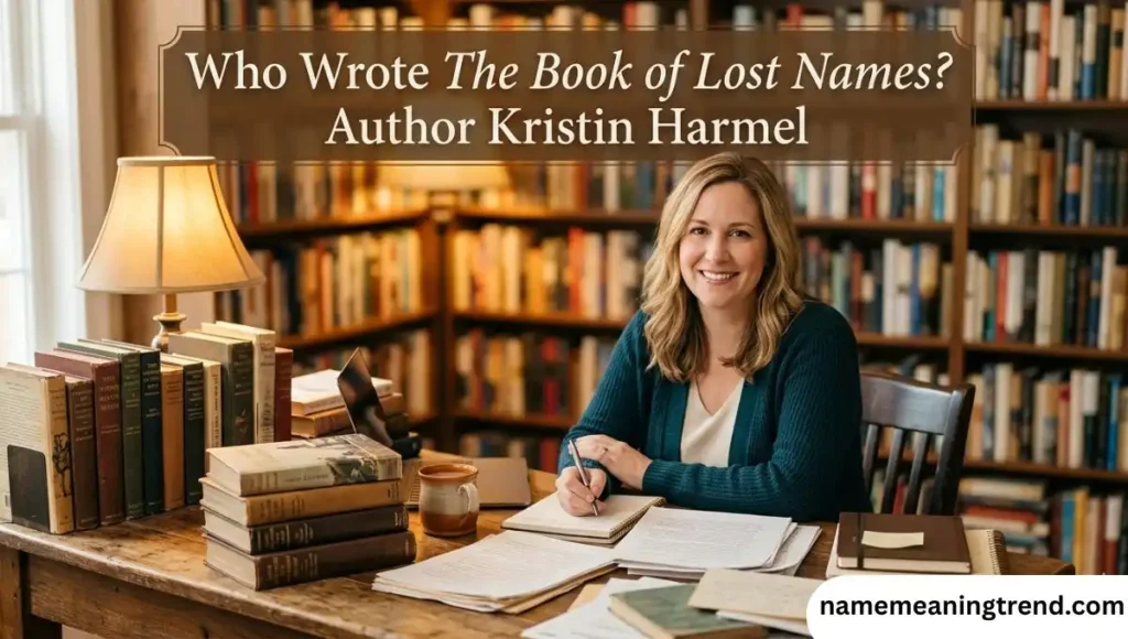 Who Wrote The Book of Lost Names? Author Kristin Harmel Biography