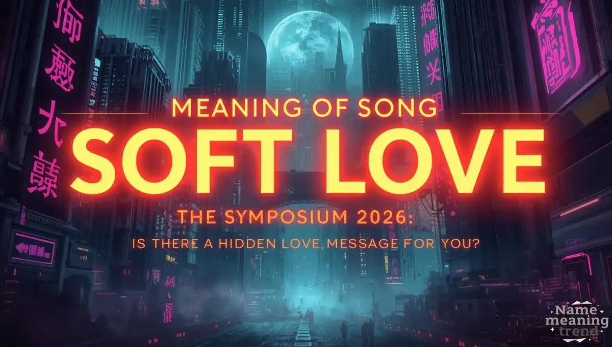 Meaning of Song Soft Love The Symposium 2026: Is There a Hidden Love Message for You?