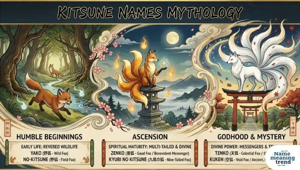 Kitsune Names Mythology