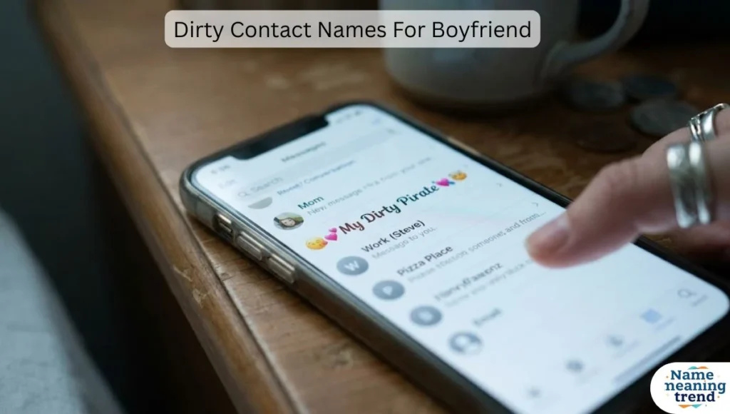 Dirty Contact Names For Boyfriend