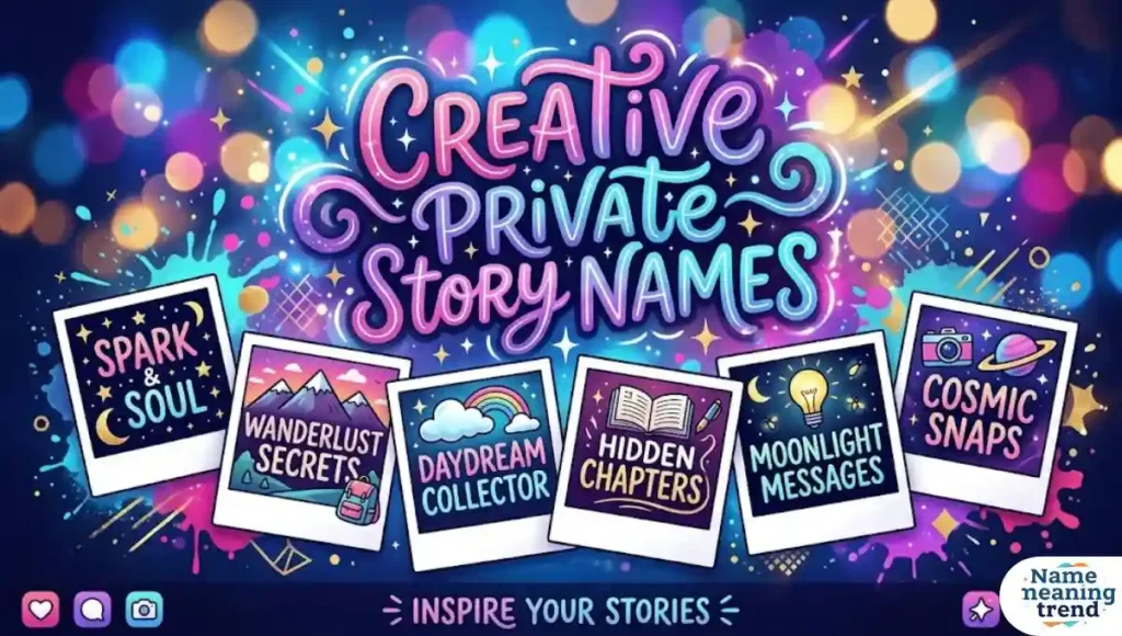 Creative Private Story Names