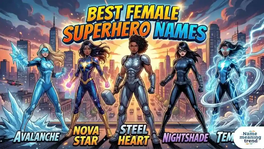 Best Female Superhero Names