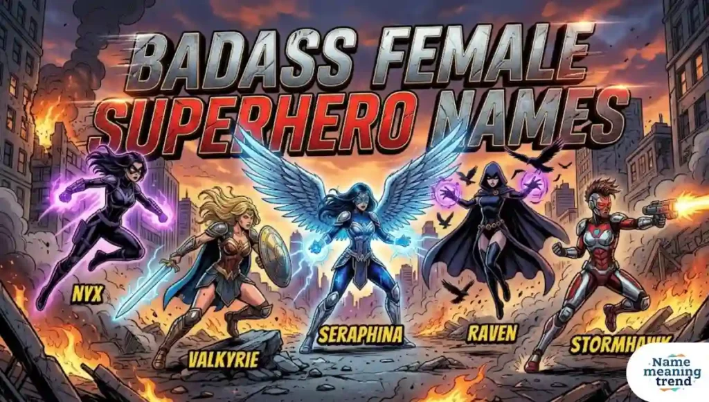 Badass Female Superhero Names
