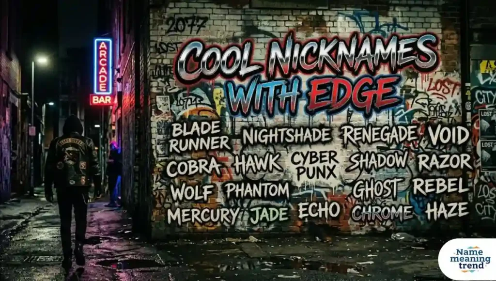 Cool Nicknames With Edge