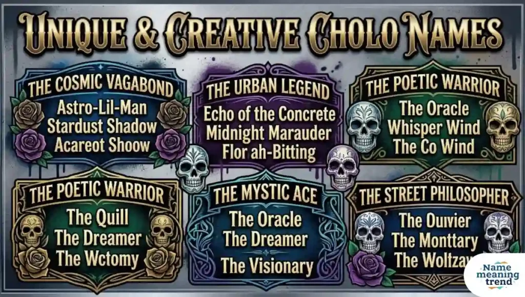 Unique & Creative Cholo Names
