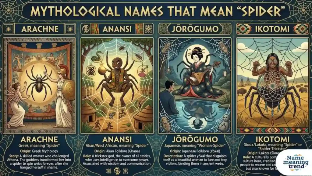 Mythological Names That Mean Spider