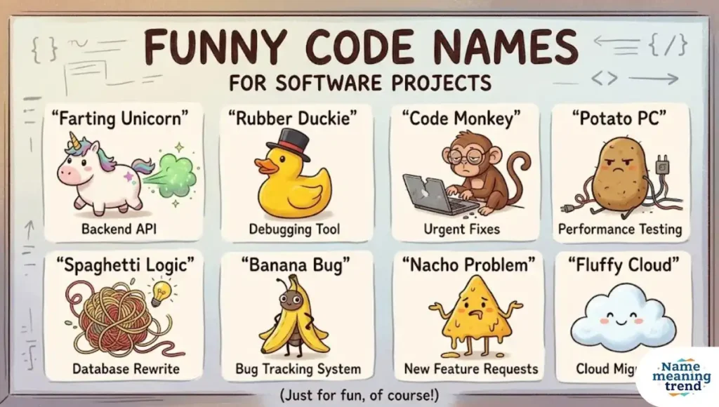 Funny Code Names
