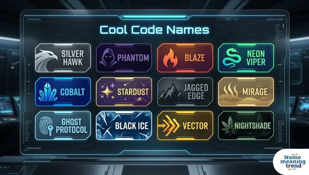 Cool Code Names