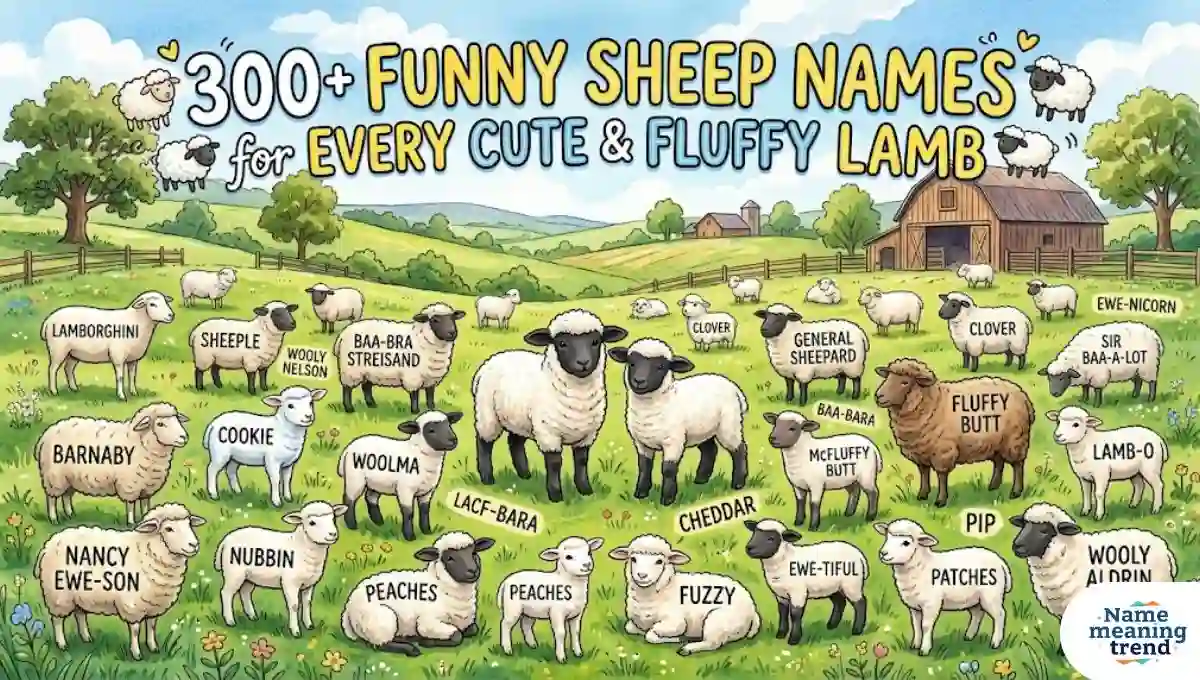 300+ Funny Sheep Names for Every Cute & Fluffy Lamb