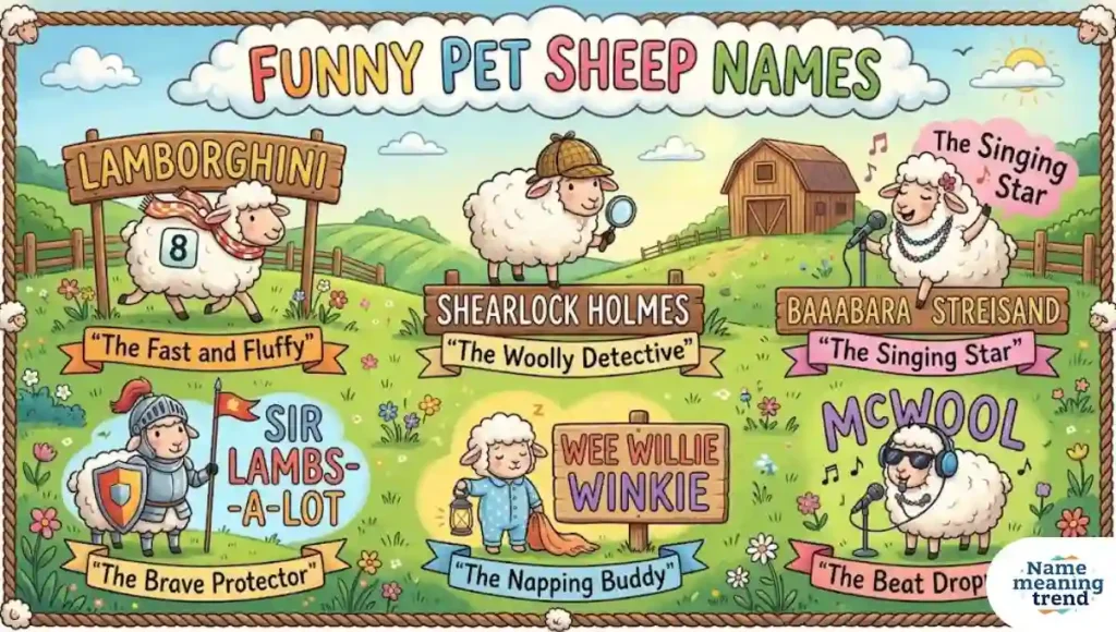 Funny Pet Sheep Names
