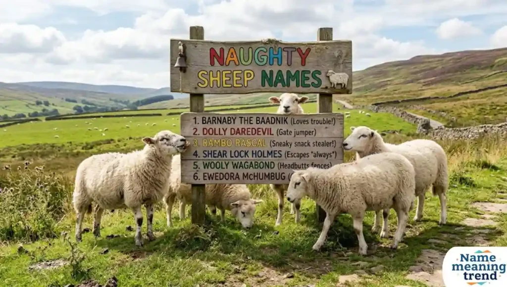 Naughty Sheep Names