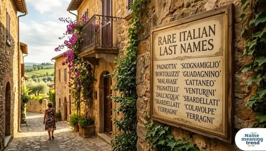 Rare Italian Last Names