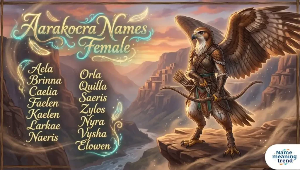 Aarakocra Names Female