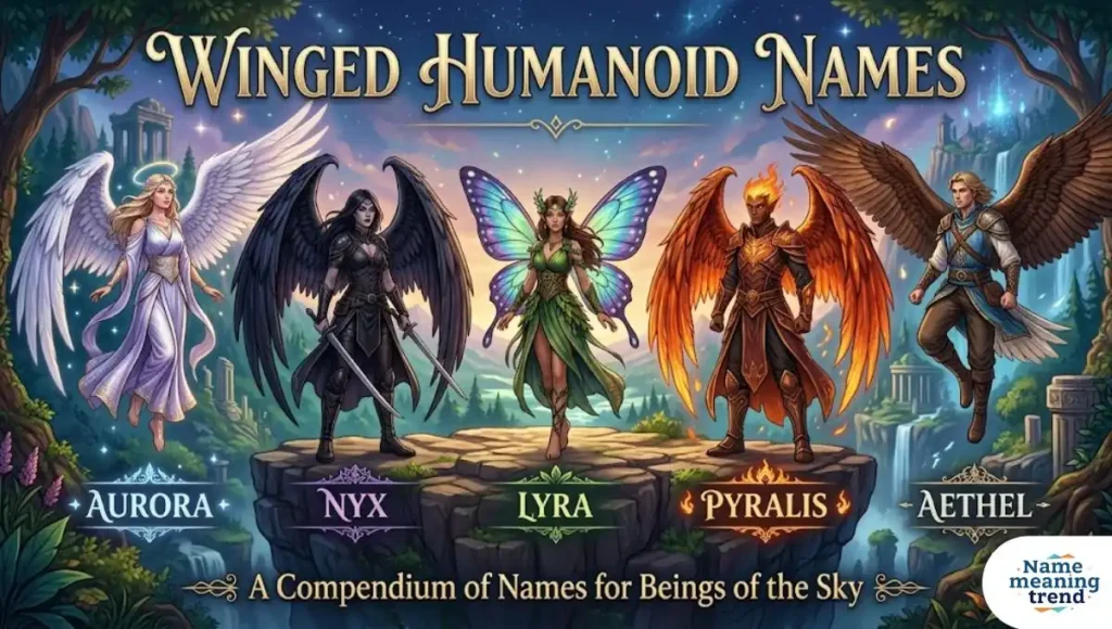 Winged Humanoid Names