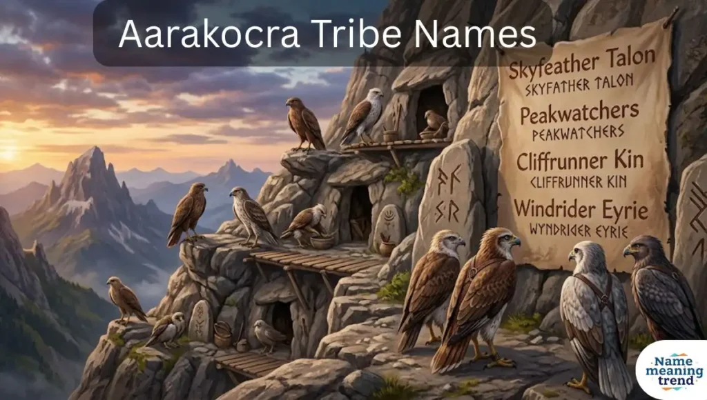 Aarakocra Tribe Names