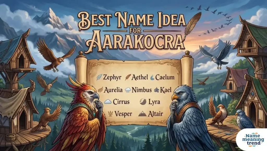 Best Name Idea for Aarakocra