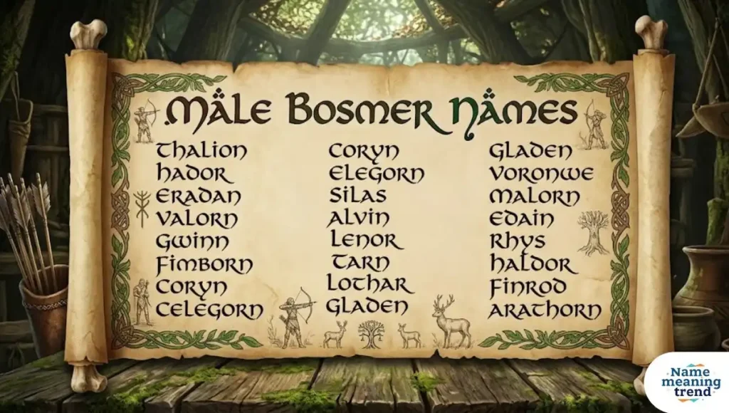 Male Bosmer Names