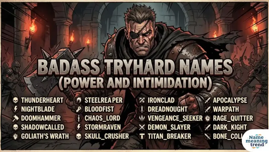 Badass Tryhard Names (Power and Intimidation)