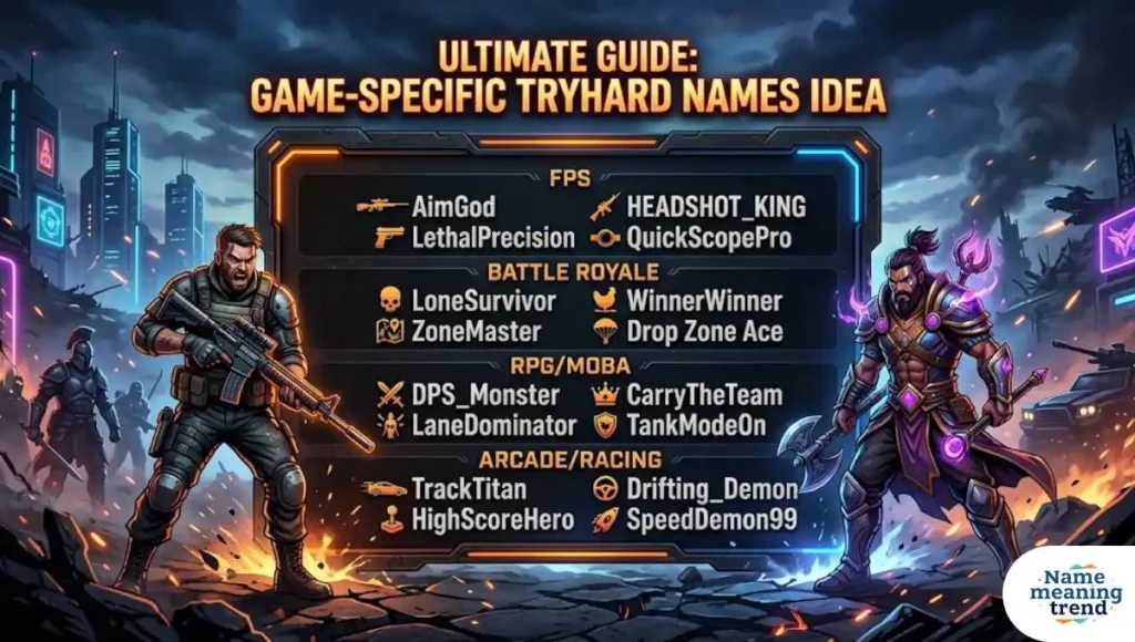 Game-Specific Tryhard Names Idea