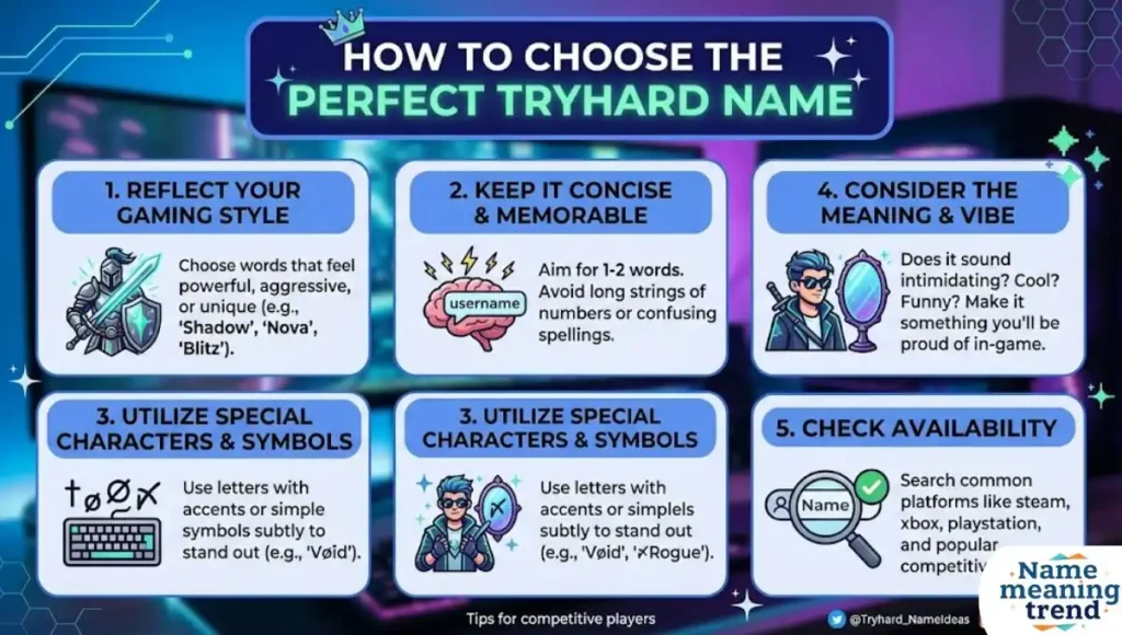 How to Choose the Perfect Tryhard Name