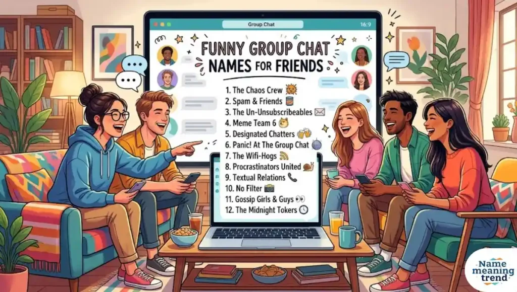 Funny Group Chat Names For Friends