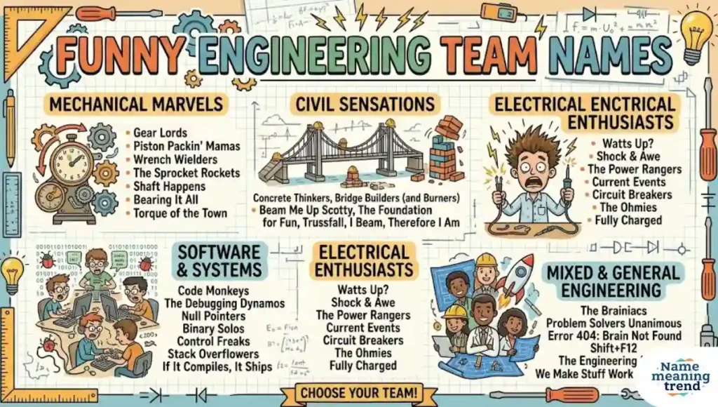 Funny Engineering Team Names