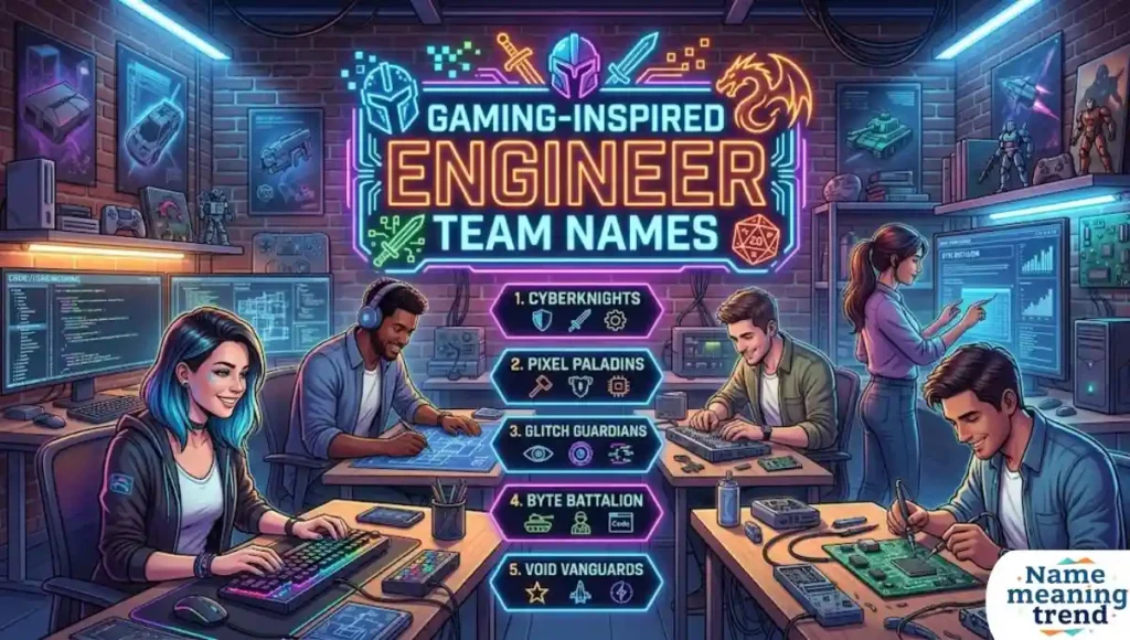 Gaming-Inspired Engineer Team Names