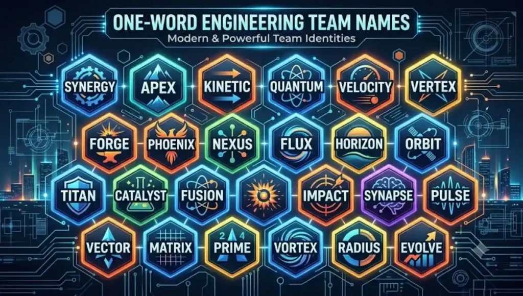 One-Word Engineering Team Names