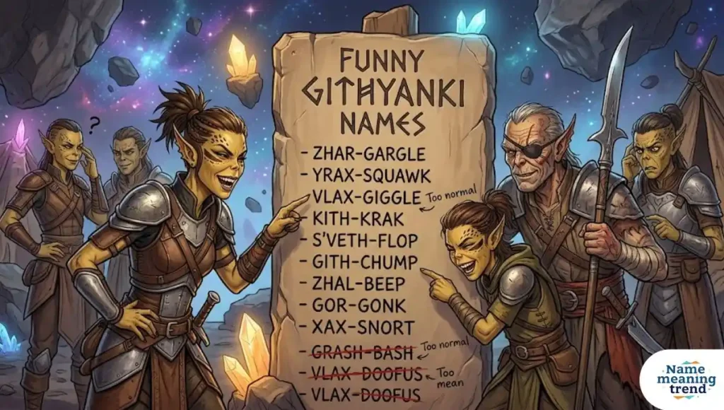 Funny Githyanki Names