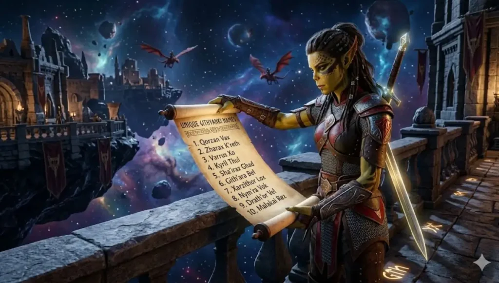Unique Githyanki Names