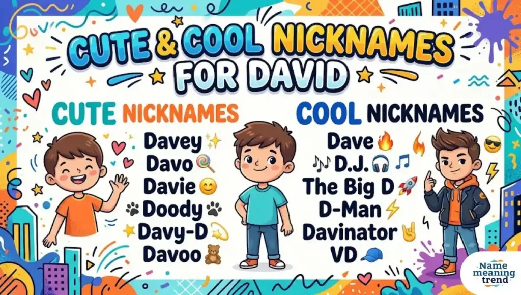 Cute & Cool Nicknames for David