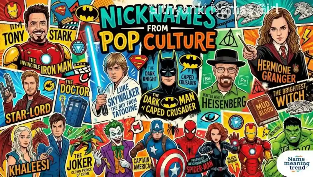 Nicknames from Pop Culture